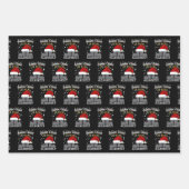 Weihnachten - Der Weihnachtsmann ist angeblich ech Geschenkpapier Set (Vorderseite)