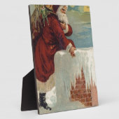 Weihnachten - Der Weihnachtsmann kommt den Schorns Fotoplatte (Seite)