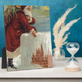 Weihnachten - Der Weihnachtsmann kommt den Schorns Fotoplatte (Seite)