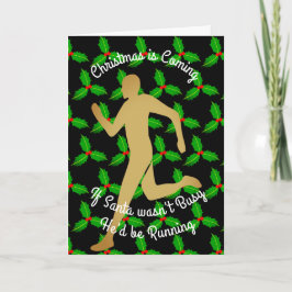 Weihnachten Der Weihnachtsmann würde laufen