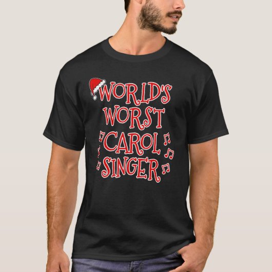 Weihnachten der weltbesten Sängerkirche Carol T-Shirt (Vorderseite)