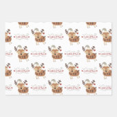 Weihnachten der Whimsical Forest Animals Geschenkpapier Set (Vorderseite)