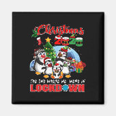 Weihnachten der, wo wir in Lockdown Pingui waren Magnet (Vorne)