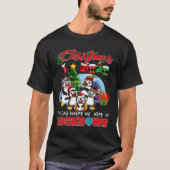 Weihnachten der, wo wir in Lockdown Pingui waren T-Shirt (Vorderseite)