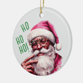 Weihnachten des Afroamerikaners Santa Personal Kid Keramik Ornament (Links)