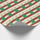 Weihnachten des Anwalts - Lass es schneebedeckte G Geschenkpapier (Ecke)