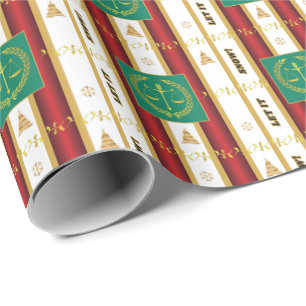 Weihnachten des Anwalts - Lass es schneebedeckte G Geschenkpapier