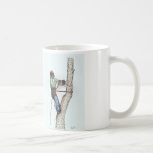 Weihnachten des Arborist Trechirurgen Kaffeetasse
