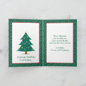 Weihnachten des Babys, Weihnachtsbär (Innenseite)