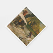 Weihnachten des Backwoodsman Serviette (Ecke)
