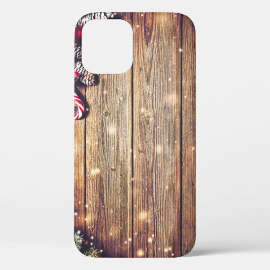 Weihnachten des Baumes: dunkles Holz Case-Mate iPhone Hülle (Rückseite)