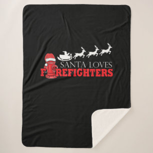 Weihnachten des Feuerwehrmanns Weihnachtsgeschenke Sherpadecke