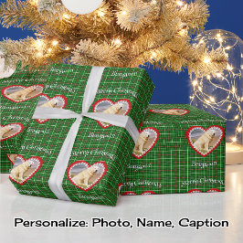 Weihnachten des Fotos Geschenkpapier