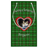 Weihnachten des Fotos Kleine Geschenktüte (Rückseite)