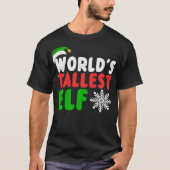 Weihnachten des größten Elfs der Welt T-Shirt (Vorderseite)