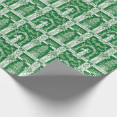 Weihnachten des grünen Mönchs Geschenkpapier (Ecke)