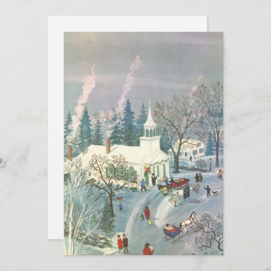 Weihnachten des Jahrgangs, Menschen gehen in die K (Vorne/Hinten)