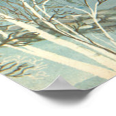 Weihnachten des Jahrgangs, Menschen gehen in die K Poster (Ecke)