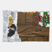 Weihnachten des japanischen Kinos Handtuch (Horizontal)