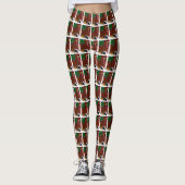 Weihnachten des japanischen Kinos Leggings (Vorderseite)