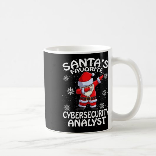 Weihnachten des Lieblings-Cyber-Sicherheitsanalyti Kaffeetasse (Rechts)