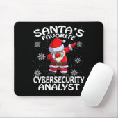 Weihnachten des Lieblings-Cyber-Sicherheitsanalyti Mousepad (Mit Mouse)