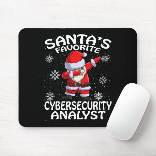 Weihnachten des Lieblings-Cyber-Sicherheitsanalyti Mousepad (Mit Mouse)