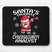 Weihnachten des Lieblings-Cyber-Sicherheitsanalyti Mousepad (Vorne)