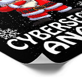 Weihnachten des Lieblings-Cyber-Sicherheitsanalyti Poster (Ecke)