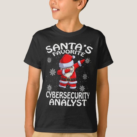 Weihnachten des Lieblings-Cyber-Sicherheitsanalyti T-Shirt (Vorderseite)