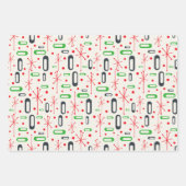 Weihnachten des Mittelalters Geschenkpapier Set (Vorderseite)