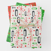Weihnachten des Mittelalters Geschenkpapier Set (Beispiel)