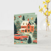 Weihnachten des Mittelalters Karte (Gelbe Blume)