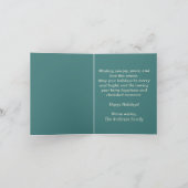 Weihnachten des Mittelalters Karte (Innenseite)