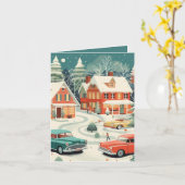 Weihnachten des Mittelalters Karte (Gelbe Blume)