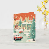 Weihnachten des Mittelalters Karte (Gelbe Blume)