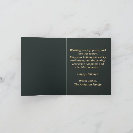 Weihnachten des Mittelalters Karte (Innenseite)