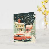 Weihnachten des Mittelalters Karte (Gelbe Blume)