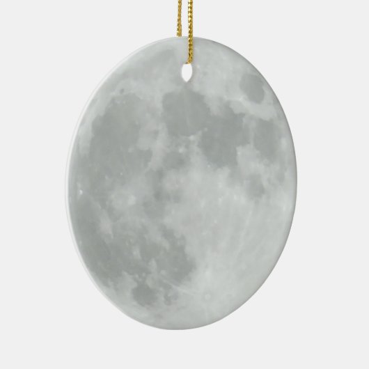 Weihnachten des Mondes und des Nachtmondes Keramik Ornament (Rechts)