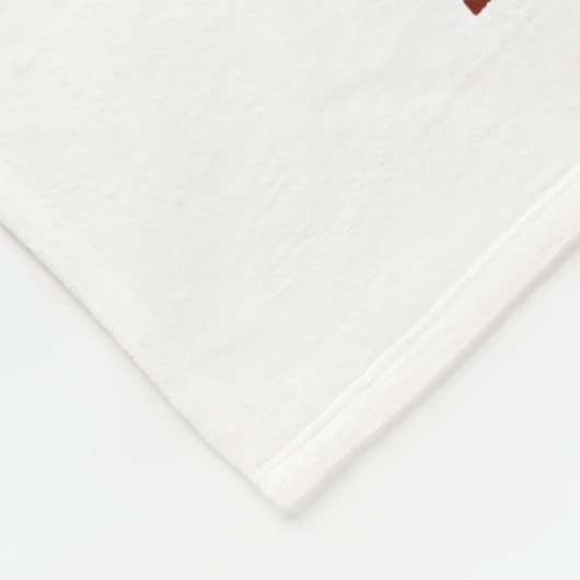 Weihnachten des personalisierten Babys Fleecedecke (Ecke)