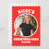 Weihnachten des personalisierten Fotos (Vorderseite)