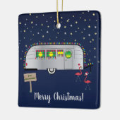 Weihnachten des Snowvogels Keramikornament (Links)