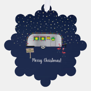 Weihnachten des Snowvogels Ornament Karte