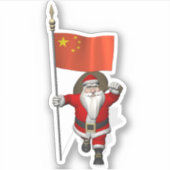 Weihnachten des Vaters kommt in die China Aufkleber (Vorderseite)