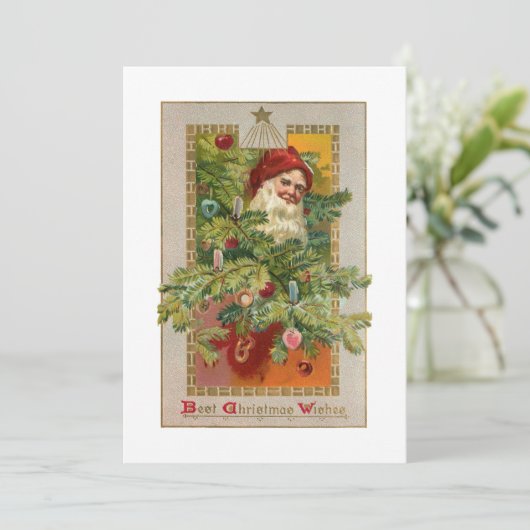 Weihnachten des Vaters mit dekorierter Tree & Star (Stehend Vorderseite)