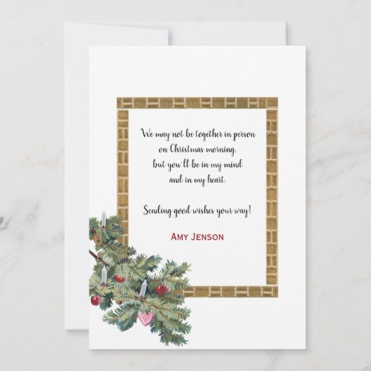 Weihnachten des Vaters mit dekorierter Tree & Star (Rückseite)