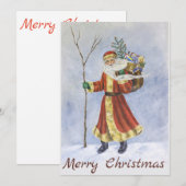 Weihnachten des Vaters, Spaziergang in der Schnee- (Vorne/Hinten)