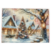 Weihnachten des Weißen Volkes Große Geschenktüte (Rückseite)