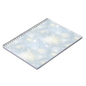 Weihnachten,Design,weiß,Schneeflocken,leicht,grau, Notizblock (Linke Seite)