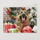 Weihnachten - Deutscher Schäferhund - Thor (Vorderseite)